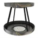 Steelite GS196709 Tall Seafood Tower Set, 2 Drains, 14.25" x 10.25" H, My Glass Studio Marble Grey 1 image