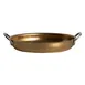 Steelite GWSSD21GDV - Oval Dish, 10" x 6.25" x 2" (26.5 oz), Gold Stainless Steel - 6/Case 1 image