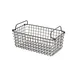 Steelite GWWBGN13BK Rectangular Basket, 12.5" x 6.75" x 4.75", Black 18/0 Stainless Steel - 6/Case 1 image