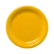 Steelite HL1461342 - 6.625" Round China Plate, Fiesta Daffodil, Rim, Oven Safe to 425°F, 1 Dozen 1 image