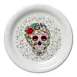 Steelite HL146141823 Appetizer Plate, 6-5/8" Round Homer Skull And Vine® Sugar China - 1 Dozen 1 image