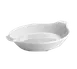 Steelite HL16740AWHA Au Gratin Dish, 7-1/2" Dia, 16 oz, Round White China Lug Handles - 1 Dozen 1 image