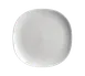Steelite HL20186800 - 8-3/8" Square China Plate with Flat Edge and Coupe Rim - 1 Dozen 1 image