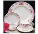 Steelite HL2022 - 6-5/8" Round China Plate, Rolled Edge, American Rose Finish, 1 Dozen 2 image