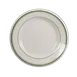 Steelite HL2031 Rolled Edge China Plate, 7.125" Diameter, Green Band, RE & NR, Dishwasher - 36/Case 1 image