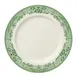 Steelite HL20463925 - 8.25" Round Rolled Edge China Plate, Willow Rim Green, RE & NR, 1 Dozen 1 image