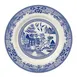 Steelite HL20563894 - 9" Willow Blue Rolled Edge Round China Plate, 1 Dozen 1 image