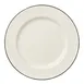 Steelite HL20863927 Slate Line Rolled Edge China Plate, 11.125" Diameter, Slate Color - 1 Dozen 1 image