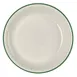 Steelite HL30763930 - 9" Coupe Rim Round China Plate, Empire Green Line, Sold Per Dozen - 1 Dozen 1 image