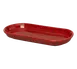 Steelite HL412326 - Scarlet Oblong China Bread Tray 11.875" x 5.625" Oven Safe 425°F - 6/Case 1 image