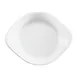 Steelite HL45380AWHA - 12 oz Au Gratin Round Dish Handled White China 8" x 6.63" x 1-3/4" - 1 Dozen 1 image