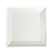 Steelite HL56100 - 12" Square China Plate, Rolled Edge, Undecorated - 1 Dozen 1 image