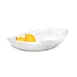 Steelite KMK2023SH - Oval White Resin Bowl, 11" L x 5½" W x 2¾" H, Break‑Resistant Plastic 1 image