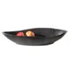 Steelite KMK2025ES Point Bowl Oval Black, 21½" L x 8" W x 4" H, Dishwasher Safe, Espresso Finish 1 image