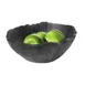 Steelite KMK2070ES Bowl - 7-1/4" Dia x 3" H, Round Black Resin, Dishwasher Safe - 2/Case 1 image