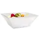 Steelite KMK2801SH Square Plastic Bowl, 12¼" L x 12¼" W x 4¾" H, White Resin, Break‑Resistant 1 image