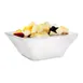 Steelite KMK2802SH Square Plastic Bowl, 10½" L x 10½" W x 4¼" H, White Resin, Dishwasher‑Safe 1 image