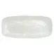 Steelite KMK2805SH Plastic Platter, 21-1/4" L x 9-1/2" W x 2-1/2" H, Rectangular White Resin Shell 1 image