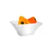 Steelite KMK2806SH - Square White Resin Bowl, 6" L x 6" W x 2-3/4" H, Dishwasher Safe - 2/Case 1 image