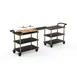 Steelite Serving Cart with 2 Shelves and Adjustable Height 1 image