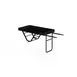 Steelite MGSCNTSM0401 Mogogo Cantine Serving Cart, Dark Bamboo Finish, Crate Support Shelf 1 image