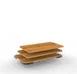 Steelite MGSSCMBM1201 Rectangular Wood Serving Board, 37.4" x 21.1" x 2.56", Bumpers, No Handle 1 image
