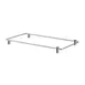 Steelite MGSSCMSS0401 Mogogo Buffet Solutions Brushed Stainless Steel Border for Roll'n Service Cart 1 image