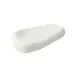 Steelite UCT6801 China Plate – Free Form Porcelain, White, 5.875" x 9.875" x 2.0" H - 6/Case 1 image