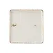 Steelite UCT9070 Square China Plate, 7.5" x 7.5" White Porcelain, Utopia Umbra Design - 6/Case 1 image