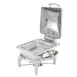 Steelite WLWI35LML 4-Qt Rectangular Chafing Dish Kit Hinged Lid Stainless Steel Induction Ready 1 image