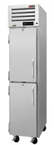 Turbo Air PRO-12-2R-N(-L) 1-Section Reach-In Refrigerator, 9.4 cu.ft., Stainless Steel, 2 Half Solid Doors, Top Mounted 2 image