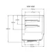 Marchia MDC120-ST 27" Countertop Display Case, 4.25 Cu Ft, Glass Doors, 2 Shelves, 33°‑54.6°F, R290 8 image