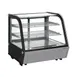 Marchia MDC121 Refrigerated Case, 28" Wide, 4.25 Cu Ft, Black, Sliding Glass Doors, 2 Shelves 1 image