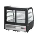 Marchia MDC121 Refrigerated Case, 28" Wide, 4.25 Cu Ft, Black, Sliding Glass Doors, 2 Shelves 3 image