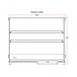 Marchia MDC130 Countertop Refrigerated Display Case, 31", 4.5ft³, Blk, Sliding Doors, 2 Shelves, 110V 2 image