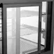 Marchia MDC260-ST 48" Countertop Display, 8.2 cu ft, Black, Sliding Glass Doors, 2 Shelves 3 image