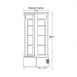 Marchia MDCR78 Countertop Display Case, Rotating, 17-11/16" Width, 2.5 cu ft, Digital Temp Control 3 image