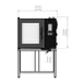 Blodgett INVOQ 61BE-PT Full Size 7 Pan Electric Combi Oven w/ Touchscreen , Boiler Steam, 208/240V 7 image