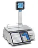 Penn Scale CL3000-P15W Label Printing Scale, 15 lb, 15" x 9" Pole, 4,000 PLU, 45 Labels NTEP Certified 100-240V 1 image
