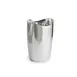 Steelite 5977RW013 Double Wall Wine Bucket, 1‑Bottle, 5.375"×5.25"×9" Drift, 18/10 Stainless Steel 1 image