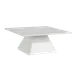 Steelite 68A340EL427 - 5" White Plastic Display Riser Pedestal, Melamine Finish, Height 5" 1 image