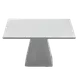 Steelite 6950E705 - Square Porcelain Display Riser, 9.5" x 4.5" Buffet Tabletop, Roselli Finish 1 image