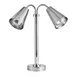 Steelite 7351MW309 Free-Standing Countertop Heat Lamp, Silver Stainless Steel 18/10, 2 x 250W Bulbs 1 image