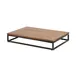 Steelite 7363MW330 Rectangular Riser, 21.9" x 13.9" x 3" Black Metal, H up to 4", W 20‑29", D 10‑19" 2 image