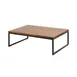 Steelite 7363MW331 Rectangle Riser, 21.875" x 13.875" x 6.0" Black Metal Pivot for Tabletop Display 2 image