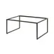 Steelite 7363MW332 Rectangle Display Riser, 21.875" x 13.875" x 9.0" Black Metal Pivot Stand 1 image