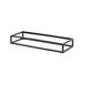Steelite 7363MW333 Rectangular Riser 21.875"x7.375"x3" Black Metal, H ≤4", Width 20"-29", Depth 9" 1 image