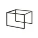 Steelite 7363MW338 Display Riser, 11.5" x 13.875" x 9" Black Metal Pivot, 10"-19" W/D, 9"-11" H 1 image