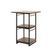 Steelite 7363MW344 Square Tiered Riser, 9.5"×9.5"×19.5" Black Metal, H 17"+ W 10"-19" D 9"+ 2 image