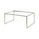 Steelite 7364MW332 Rectangle Riser, 21.875" x 13.875" x 9" Champagne Beige Metal Pivot Stand 1 image